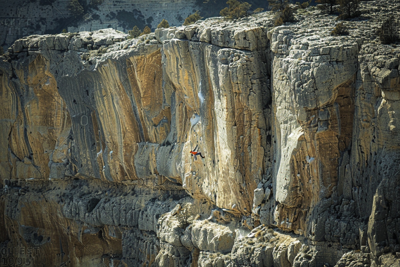 Les falaises impressionnantes de Buoux